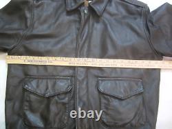 Vintage Avirex Type A-2 US Army Air Forces Leather Jacket Talon sz 40 Made in US