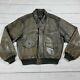 Vintage Avirex Us Army Air Force Leather Flight Jacket Bomber Type A-2 Xl