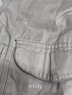 Vintage Avirex US Army Air Forces A-2 Distressed Bomber Jacket Tan Mens Size L