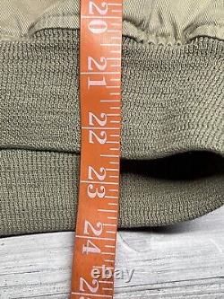 Vintage Avirex US Army Air Forces A-2 Distressed Bomber Jacket Tan Mens Size L