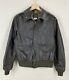 Vintage Avirex Us Army Airforce Brown Leather A2 Bomber Flight Jacket Sz 40 Usa