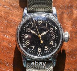 Vintage ELGIN AF US ARMY A-11 Military Issue Hack Set Watch WW2 Air Force