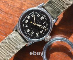 Vintage ELGIN AF US ARMY A-11 Military Issue Hack Set Watch WW2 Air Force