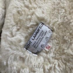 Vintage Echt Lammfell Type B-3 US Army Air Force Lambs Shearling Coat Size 54