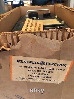 Vintage General Electric Transmitter Tuning Unit TU-26-B Army Air Forces
