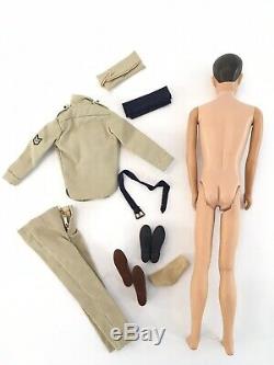Vintage KEN DOLL w ARMY AIR FORCE OUTFIT 1965 Bendable Leg Red Cheeks HTF BARBIE