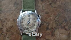 Vintage Longines Weems Pilot Watch Wristwatch 1943 Military USN Air Force Army