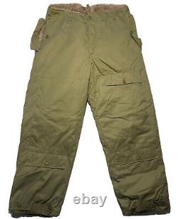 Vintage Men US ARMY Air Forces Military Type A-10 Pants Pilot Flying WW2 Size 40
