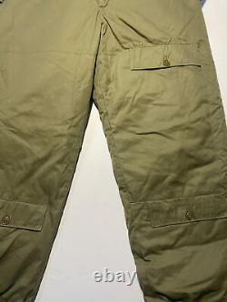 Vintage Men US ARMY Air Forces Military Type A-10 Pants Pilot Flying WW2 Size 40