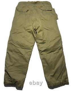 Vintage Men US ARMY Air Forces Military Type A-10 Pants Pilot Flying WW2 Size 40