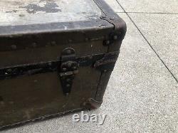 Vintage Military Storage Chest Army Trunk US army Air Force US Foot Locker 1950s