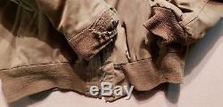 Vintage Original WW2 B 15 Army Air Forces Flight Bomber Jacket Size 40 As Is