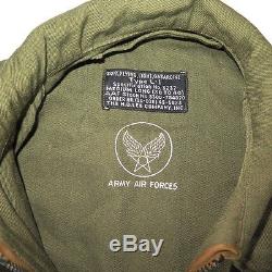 Vintage Original Ww2 Usaaf Army Air Forces Coverall L-1 Suit Flying Medium Long