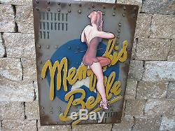 Vintage Painting Airbrush Memphis Belle 3-D US Army Airforce B17 Flying Fortress
