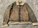 Vintage Pilot Of The World Usa Us Army Air Force B 3 Sheepskin Jacket Medium