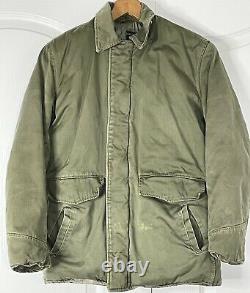 Vintage Type B-29 Quilted Flight Jacket US Army Air Forces OD, Medium