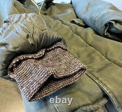 Vintage Type B-29 Quilted Flight Jacket US Army Air Forces OD, Medium