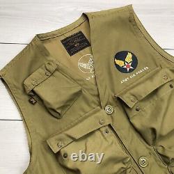 Vintage Type C1 Alpha Industries US Army Air Forces WW2 Vest Sustenance Size S