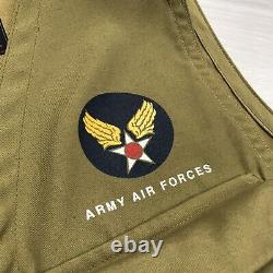Vintage Type C1 Alpha Industries US Army Air Forces WW2 Vest Sustenance Size S
