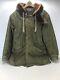 Vintage Us Army Air Forces Jacket Winter Flying Type B-11 Size 36 Hood Fur-lined
