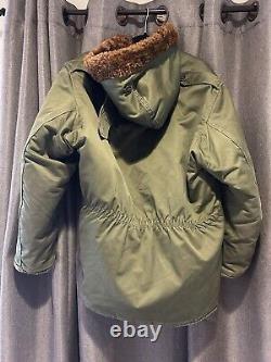 Vintage US Army Air Forces Style B-9 Winter Parka Bomber Jacket USAAF