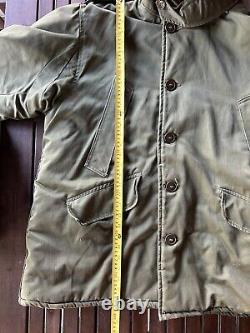 Vintage US Army Air Forces Style B-9 Winter Parka Bomber Jacket USAAF