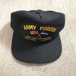 Vintage US Army Hat Cap Air Force New Era Army Forces Snapback Ball New Era VTG