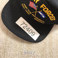 Vintage US Army Hat Cap Air Force New Era Army Forces Snapback Ball New Era VTG