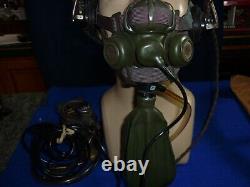 Vintage Us Army Air Force USAF Lot, Oxygen Mask, headset, hat, oxygen regulator