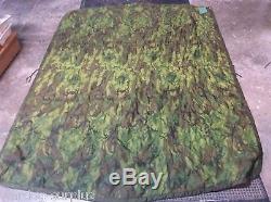 Vintage Vietnam Era Usmc Army Air Force Erdl Camo Poncho Liner Woobie Blanket