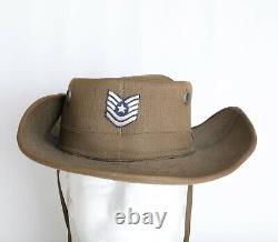 Vintage Vietnam War Brush Hat Boonie US Army Air Forces Technical Sergeant