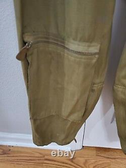 Vintage WW2 Type A-4 Drawing Air Force U. S. Army Flight Suit Size 40