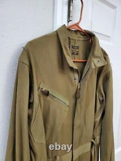 Vintage WW2 Type A-4 Drawing Air Force U. S. Army Flight Suit Size 40