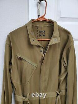 Vintage WW2 Type A-4 Drawing Air Force U. S. Army Flight Suit Size 40