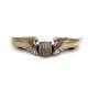 Vintage Ww2 Us Army Air Corps/air Force Sterling Silver Pilot Wings Pin Badge 3