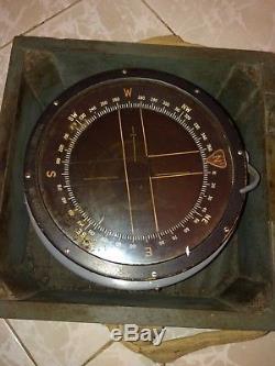 Vintage WW2 US Army Air Force British RAF Type P10 Compass AIRCRAFT/ No 9482T