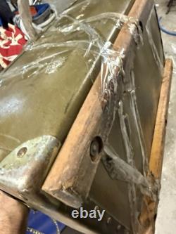 Vintage WW2 US Military Army Air Force Box Case Container Wood Inserts