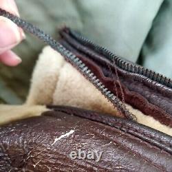 Vintage WW2 USAAF Army Air Forces Winter Coat Trousers Leather Gloves Boots