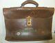 Vintage Ww2 Wwii Army Airforce Attache Gusset Briefcase Officer Leather Bag Rare