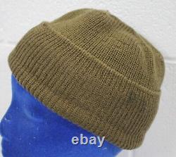 Vintage WWII A-4 US ARMY AIRFORCE MECHANIC WATCH CAP BEANIE GOODWEAR Hat Knit