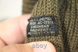 Vintage WWII A-4 US ARMY AIRFORCE MECHANIC WATCH CAP BEANIE GOODWEAR Hat Knit