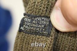 Vintage WWII A-4 US ARMY AIRFORCE MECHANIC WATCH CAP BEANIE GOODWEAR Hat Knit