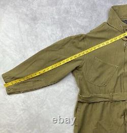 Vintage WWII Air Force U. S. Army Type A-4 Flight Suit Size 42x26