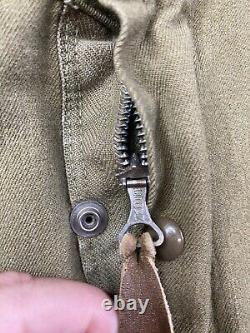 Vintage WWII Air Force U. S. Army Type A-4 Flight Suit Size 42x26