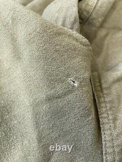 Vintage WWII Air Force U. S. Army Type A-4 Flight Suit Size 42x26