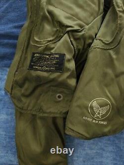 Vintage WWII Army Air Force Type F-3A Electric Flying Jacket General Electric L