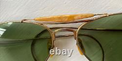 Vintage WWII Army Air Forces Gold Filled Aviator Sunglasses
