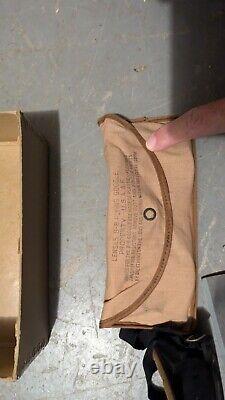Vintage WWII US ARMY AIR FORCES TYPE B-8 FLYING GOGGLES BOXED Polaroid Corp