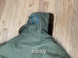 Vintage WWII US Army Air Force Type B-11 Parka Jacket Coat Men's Size 42