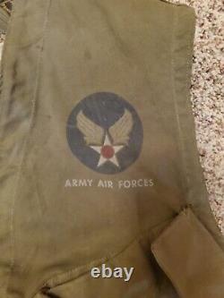 Vintage WWII US Army Air Force USAAF Type C-1 Emergency Survival Vest Nice